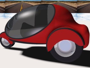 3 wheeler 3D-Modell
