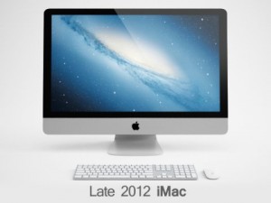 imac late 2012 Model 3D