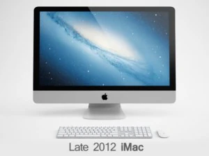 iMac akhir 2012 Model 3D