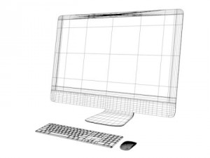 imac late 2012 3D-Modell