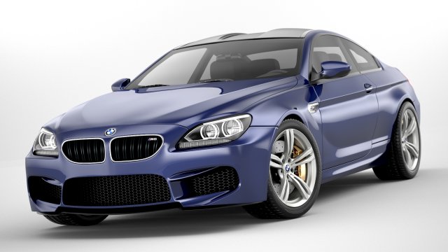 bmw m6 coupe maya scene 3D Model .c4d .max .obj .3ds .fbx .stl .blend 