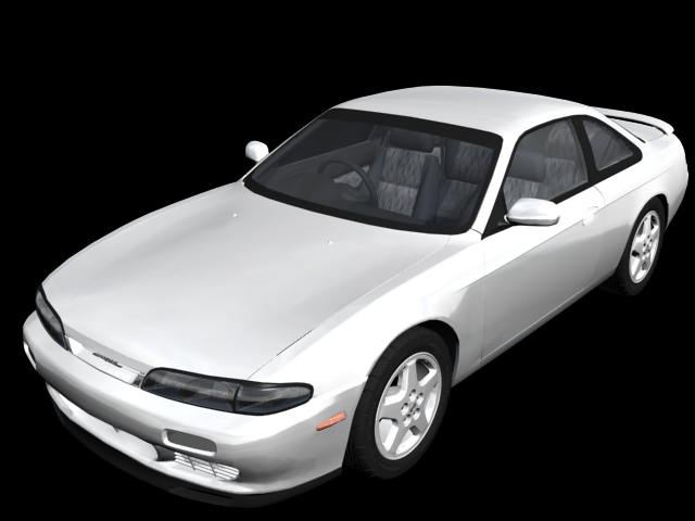 Nissan 3d model. Машина dm3.