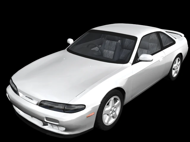 nissan s14 zenki 3D Model .c4d .max .obj .3ds .fbx .stl .blend