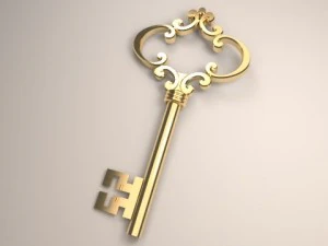 detailed key 3D Model