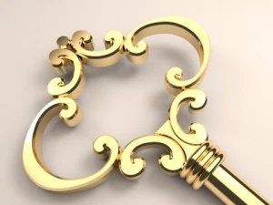 detailed key 3D Model