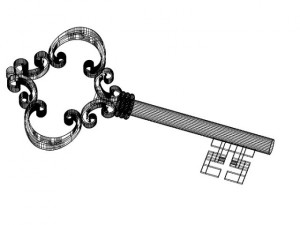 detailed key 3D Model
