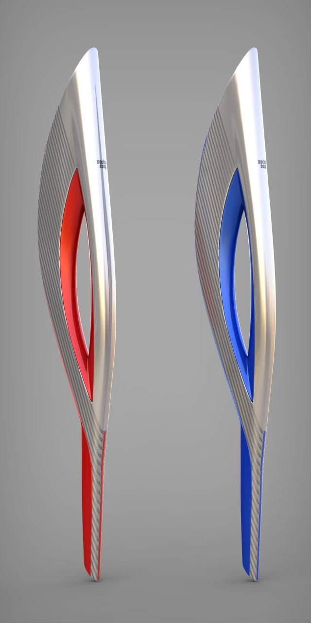 olimpi fakel sochi 2014 3D Model .c4d .max .obj .3ds .fbx .stl .blend