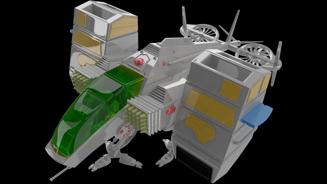 lego plane 3D 模型 .c4d .max .obj .3ds .fbx .stl .blend