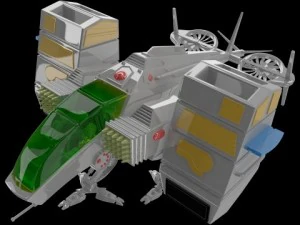 aereo lego Modello 3D