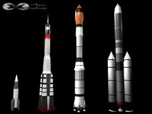 rockets 3D Model