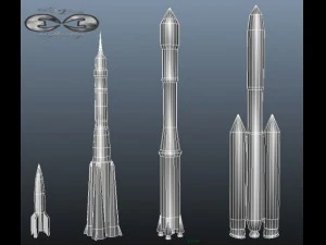 rockets 3D Model