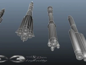 rockets 3D Model