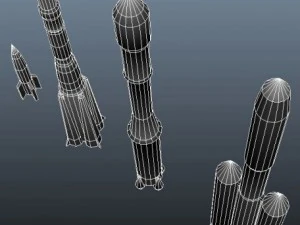 rockets 3D Model
