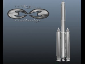 us titan rocket 3D Model