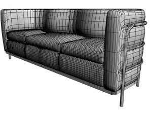 sofa and armchair Model 3D
