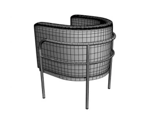 sofa and armchair 3D Model