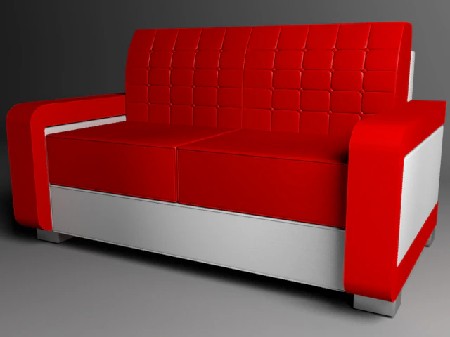 Sofa 3D Modell .c4d .max .obj .3ds .fbx .stl .blend 