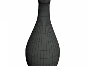Weinflasche 3D Modell