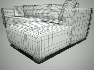 दीवान 3D मॉडल