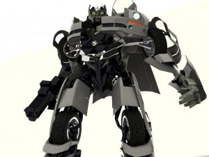 transformer mustang Modelo 3D