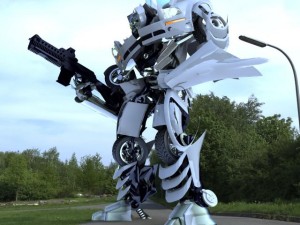 transformer mustang Modelo 3D