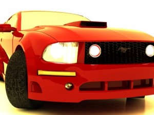 mustang Model 3D