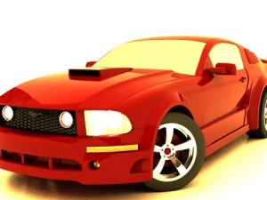 mustang Model 3D