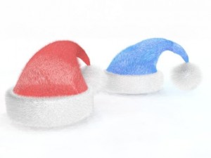 santa cap Model 3D