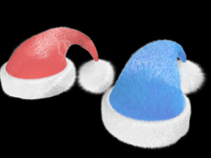 santa cap 3D मॉडल