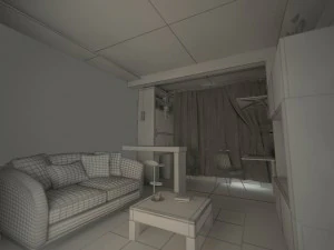 green interior 3D Model