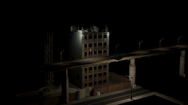 city landscapes 3D मॉडल .c4d .max .obj .3ds .fbx .stl .blend 