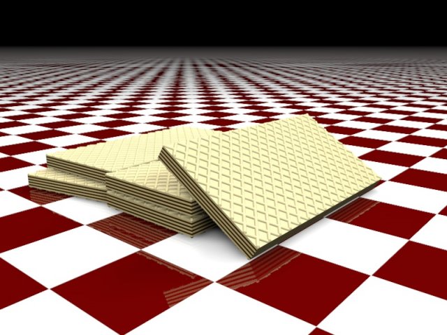 biscuit pieces Model 3D .c4d .max .obj .3ds .fbx .stl .blend 