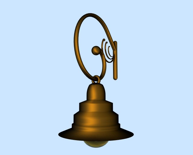 street lamp 3D Model .c4d .max .obj .3ds .fbx .stl .blend 