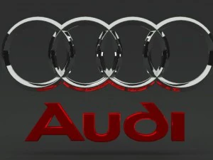 audi logo 3D Model