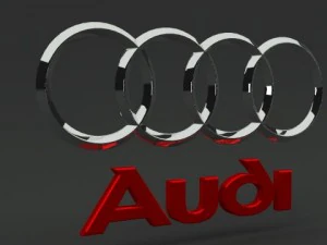 audi logo 3D Model
