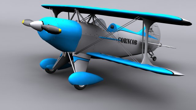 corncob 3D Model .c4d .max .obj .3ds .fbx .stl .blend 