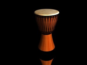 djembe Modello 3D