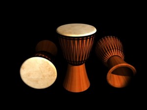 djembe Modello 3D