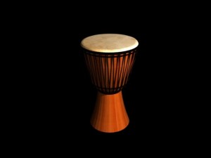 djembe Modello 3D