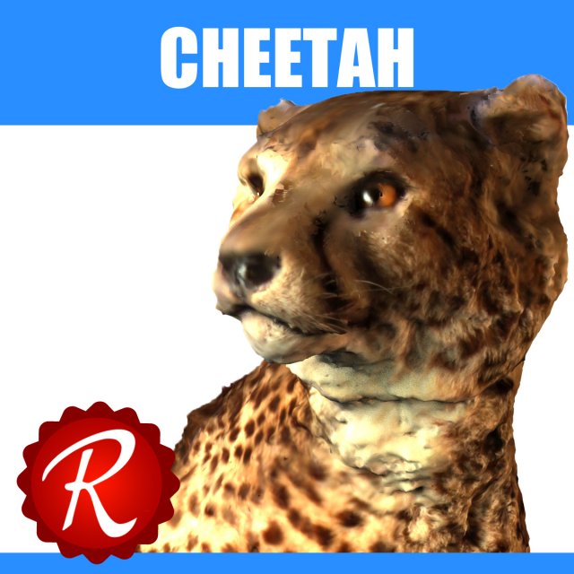 cheetah Modello 3D .c4d .max .obj .3ds .fbx .stl .blend 