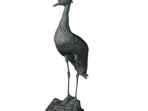 grey cranebird 3D Model