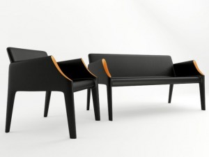 magic hole chair and sofa 3D Модель