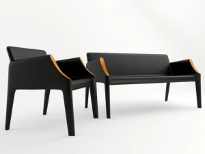 magic hole chair and sofa 3D Model