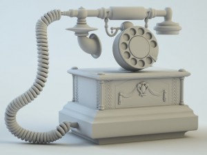 classic phone 3D मॉडल