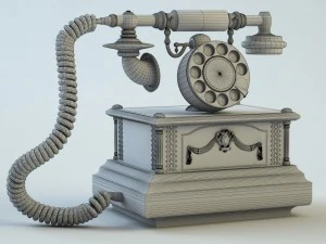 classic phone 3D Model