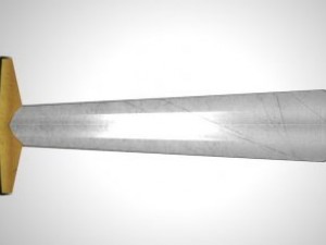 sword low ply 3D Model