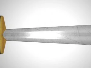 sword low ply 3D Model