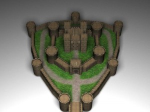 fortress 3D Model