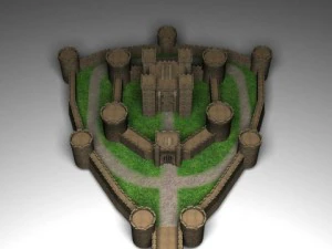 fortress 3D Model