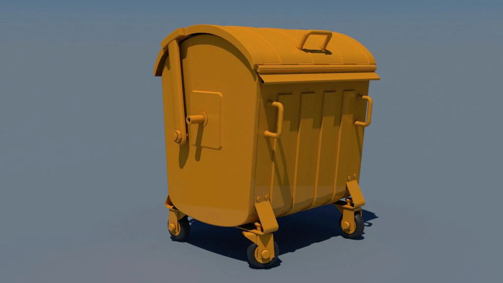 dumpster 3D Model .c4d .max .obj .3ds .fbx .stl .blend
